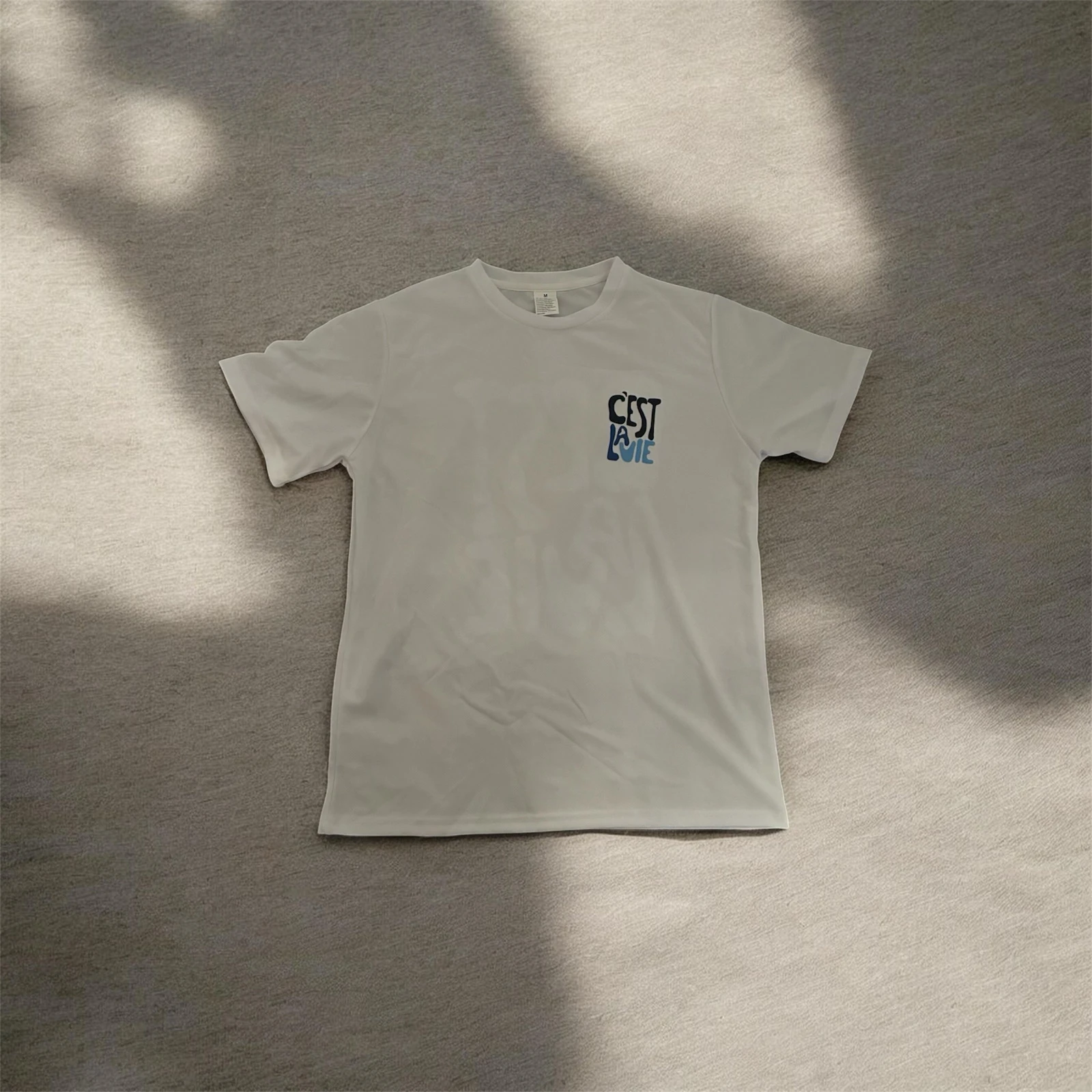 T-shirt blanc C’est la Vie taille M – photo 2